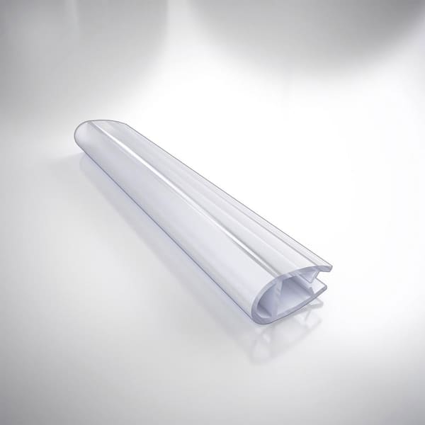 96 in. L Clear Bumper Seal for 3/8 in. Glass Shower Door