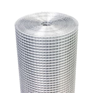 1/2 in. x 5 ft. x 100 ft. 19-Gauge Heavy-Duty Galvanized Steel Hardware Cloth, Anti-Rust Wire Fencing