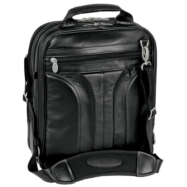 McKLEIN Lincoln Park Full Grain Cashmere Napa Leather 15 in. Black 3-Way Backpack Laptop Briefcase 41655 - The Home Depot McKLEIN Lincoln Park Full Grain Cashmere Napa Leather 15 in. Black 3-Way Backpack Laptop Briefcase 41655 - The Home Depot