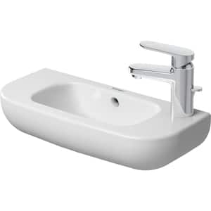 D-Code 19.63 in. Rectangular Bathroom Sink in White