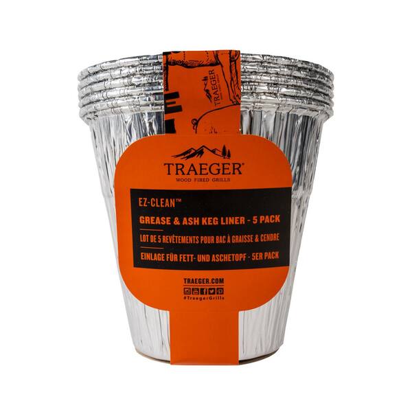 Traeger Grease and Ash Keg Liner (5Pack) BAC648 The Home Depot