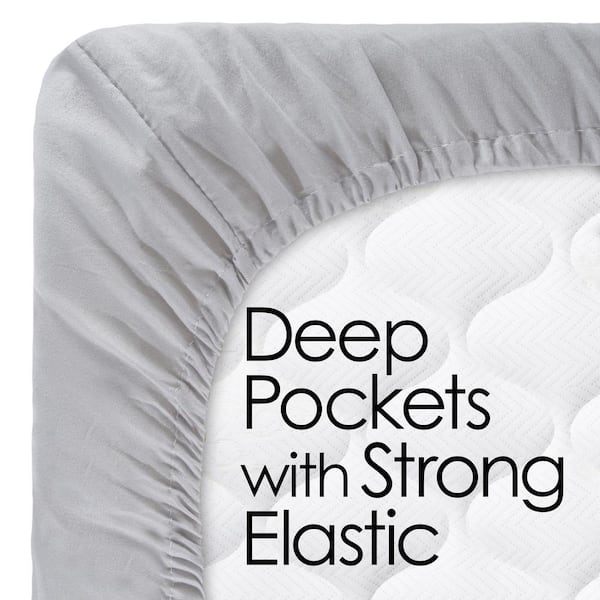 Extra Deep Pocket Air Mattress White Sheets Twin Size - 3Pcs Side Storage  Pocket Fitted Sheet 