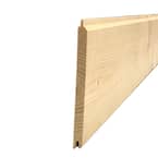 5/16 in. x 3-11/16 in. x 8 ft. Knotty Pine Edge V-Plank Hardwood Boards Kit (6-Pieces)