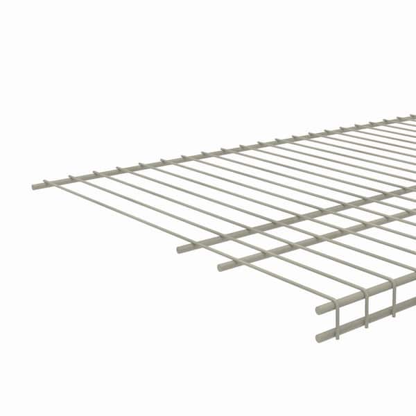 ClosetMaid SuperSlide 48 in. W x 16 in. D Nickel Steel Ventilated Wire Shelf