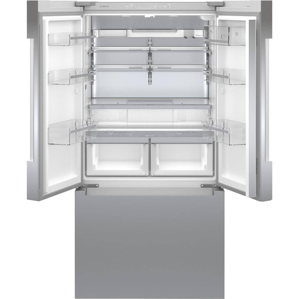 36-Inch Stainless Steel Smart French Door Refrigerator with Ice Maker