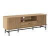 CorLiving Light Brown Wood Hikari TV Stand Fits TV's up to 75 in LFT-410-B