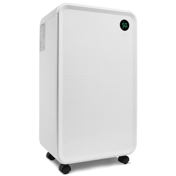 Unbranded 30 pt. 3000 sq.ft. Auto or Manual Drain Dehumidifier in. White with 2L Water Tank