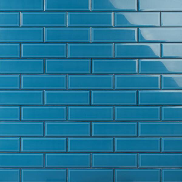 Ivy Hill Tile Danvers Marine Blue 3.93 in. x 11.81 in