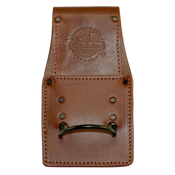 2 in. Ambassador Series Top Grain Brown Leather Hammer Holder