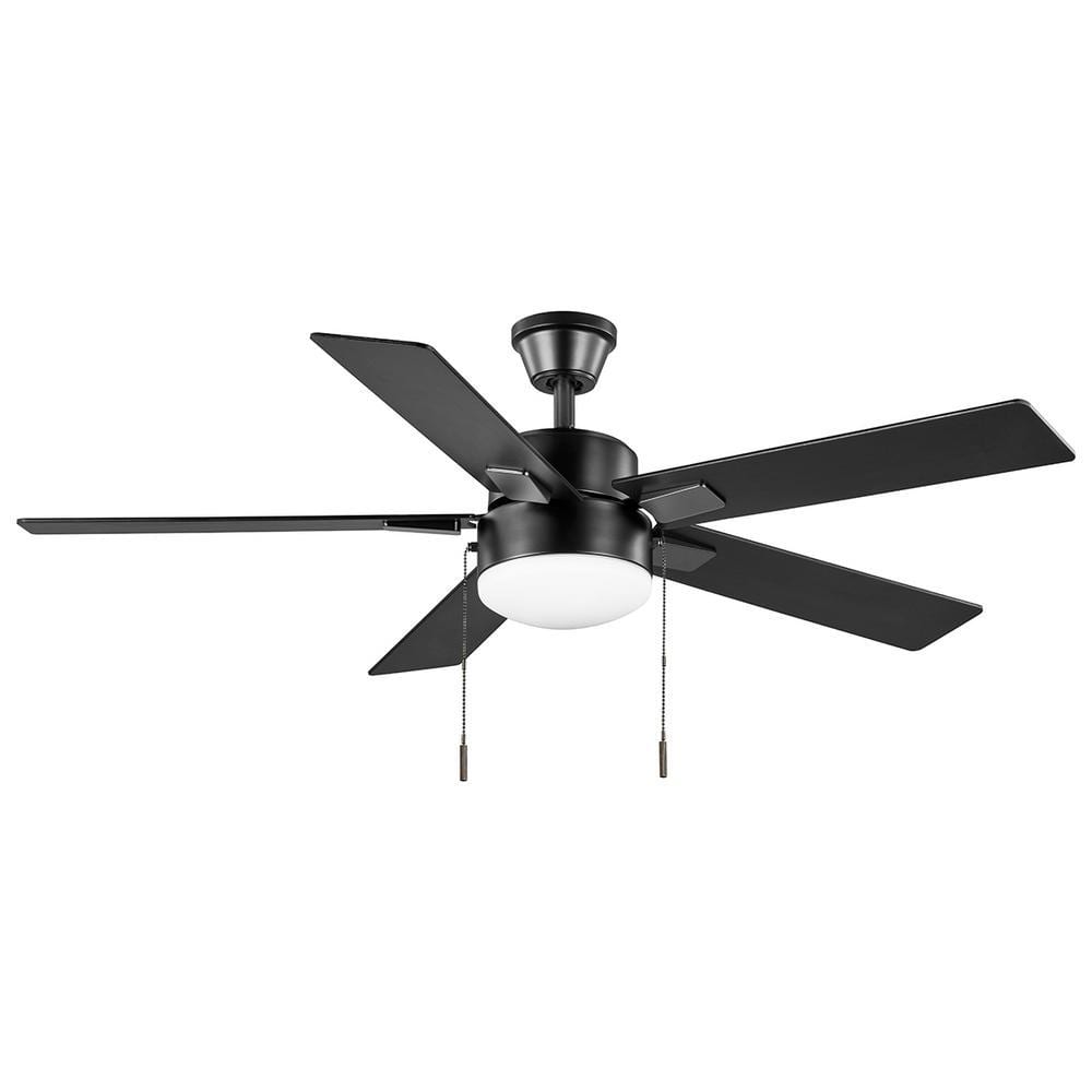 UPC 082392560515 product image for 52 in. Corwin Indoor/Outdoor Matte Black LED Ceiling Fan with Light Kit | upcitemdb.com