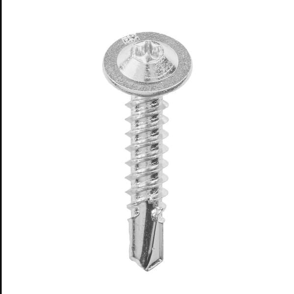 Teks #12 x 1 in. Star Drive Round Head Self Tapping Drill Point