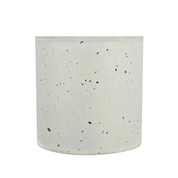 Aspen Creative Corporation 8 in. x 8 in. Off White Drum/Cylinder Lamp ...