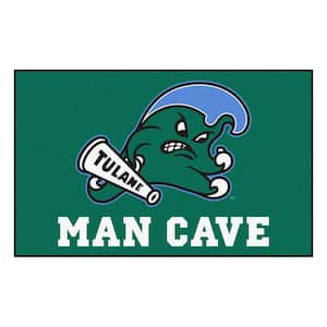 NCAA - Tulane University 5 ft. x 8 ft. Man Cave UltiMat Indoor Area Rug