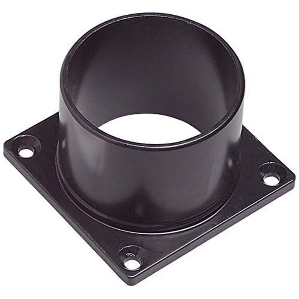 3.5 in. Outdoor Pier Base Accessory Mount for Deck Porch Patio, Black price history on PriceWatchPro