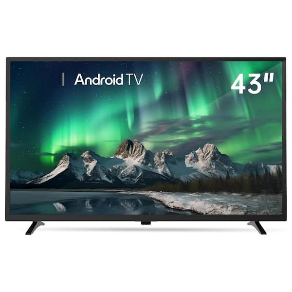 43 in. Smart LED TV 4K UHD HDR10 Dolby Vision Ultra Slim Google TV with Bluetooth HDMI Streaming