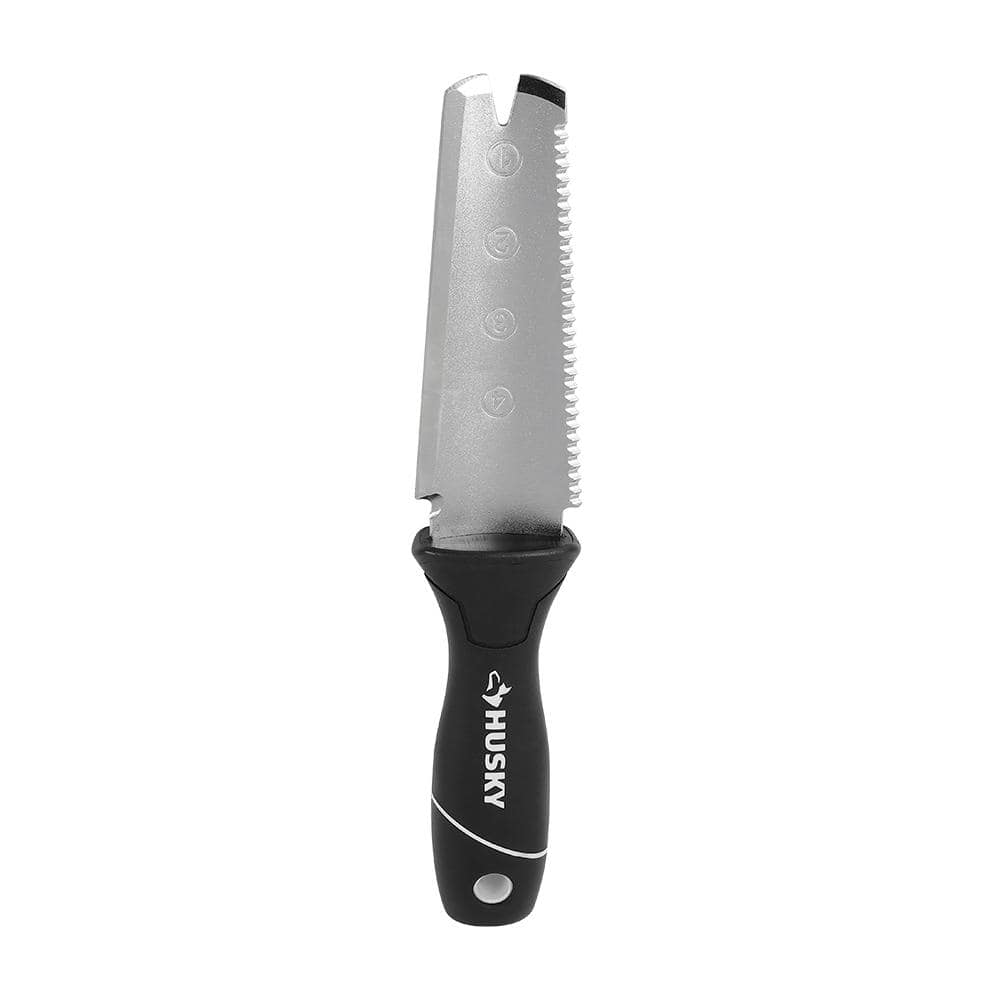Husky 11.25 in. MultiFunction Stainless Steel Garden Knife GD210313