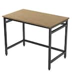 Brookside Delle Industrial 40-in Gray Classic Computer Desk in the Desks  department at