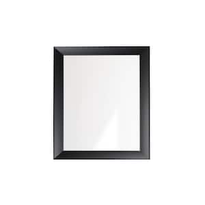 32 in. W x 36 in. H Modern Gallery Black Wall Mirror