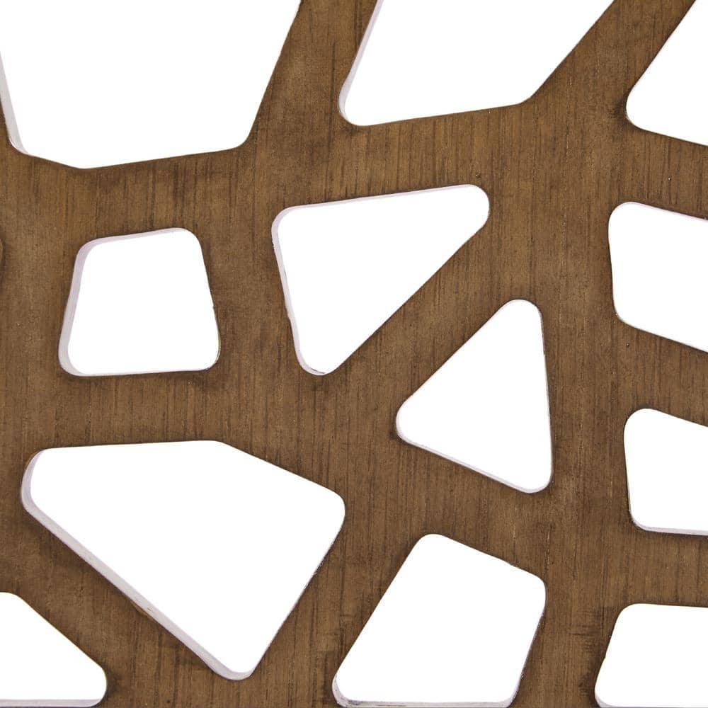 Caramel Oak Crackle Mosaic Counter Stool in Light Gray
