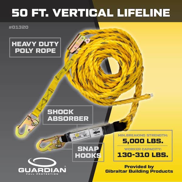 50 ft. Vertical Life Line Assembly