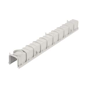 Pro Series 3 in. x 40 in. Plastic Channel Drain Kit with Grate