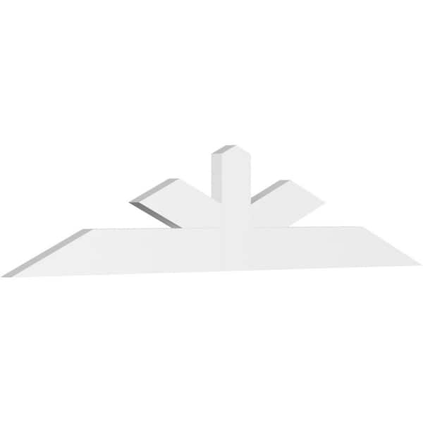 Ekena Millwork Saratoga 84 in. W x 17.5 in. H x 2 in. D Signature Polyurethane Bracket