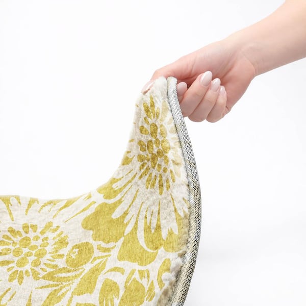 Dream Shag Premium Machine Washable Abstract ADS551 Gold 2 ft. x 3 ft. Accent Rug