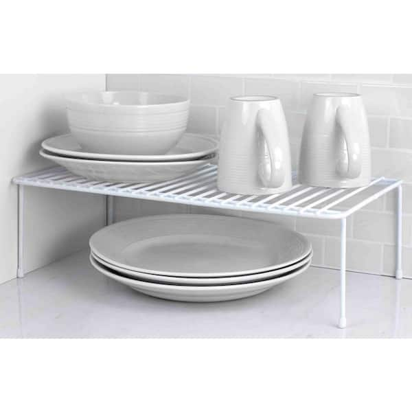 Home Basics White Vinyl Coated Steel Dish Rack SS44426 The Home Depot