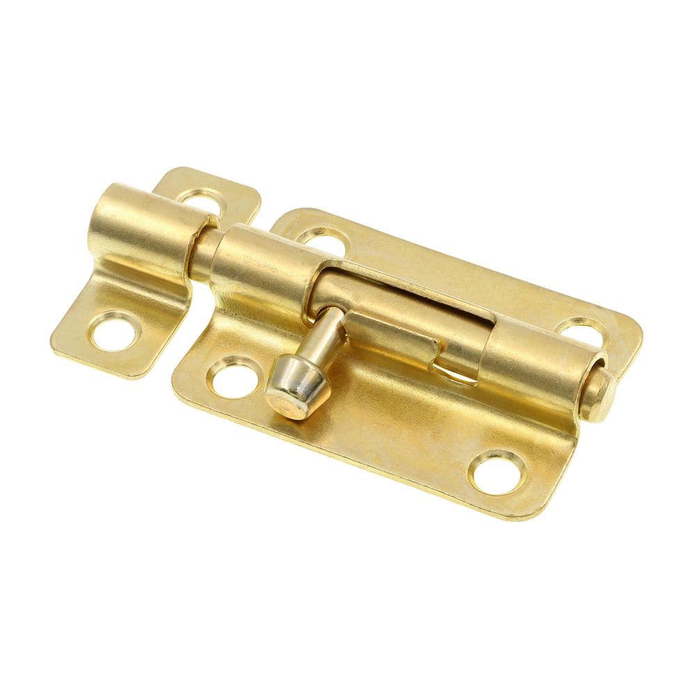 Door and Gate, Slide Barrel Bolt Latch 3 inch with Screws, Brass Plated (Single Pack) price history on PriceWatchPro