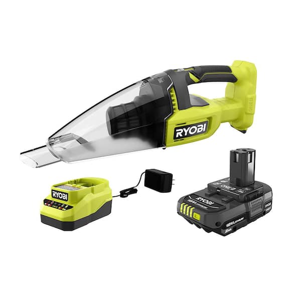RYOBI ONE+ 18V Cordless Multi-Surface Vacuum Kit with 2.0 Ah Battery Charger PCL705K - Home Depot