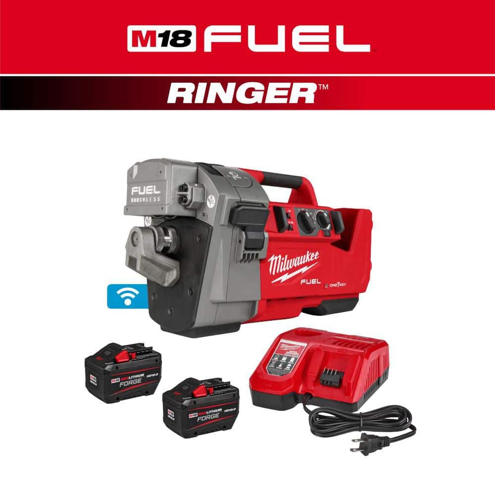 M18 FUEL RINGER Roll Groover For 2 in. - 6 in. Sch 10/40 Kit w/ (2) 12Ah FORGE Batteries & Charger price history on PriceWatchPro