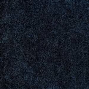 Haze Solid Low-Pile Navy 6' Square Area Rug