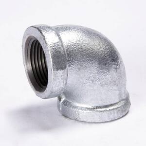 1-in FIP Galvanized Malleable Iron 90-degree Elbow Fitting