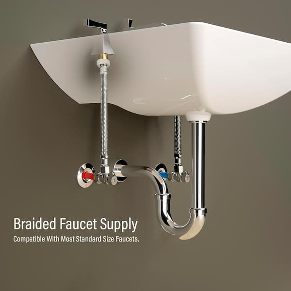 SharkBite Universal 20-in Braided Stainless Steel Faucet Supply Line SharkBite Universal 20-in Braided Stainless Steel Faucet Supply Line