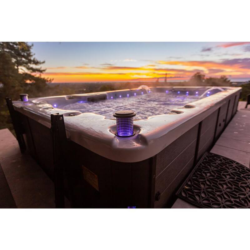 St. Lawrence 13 ft. 12-Person 39-Jet Swim Spa with LED Lighting and Bluetooth Audio