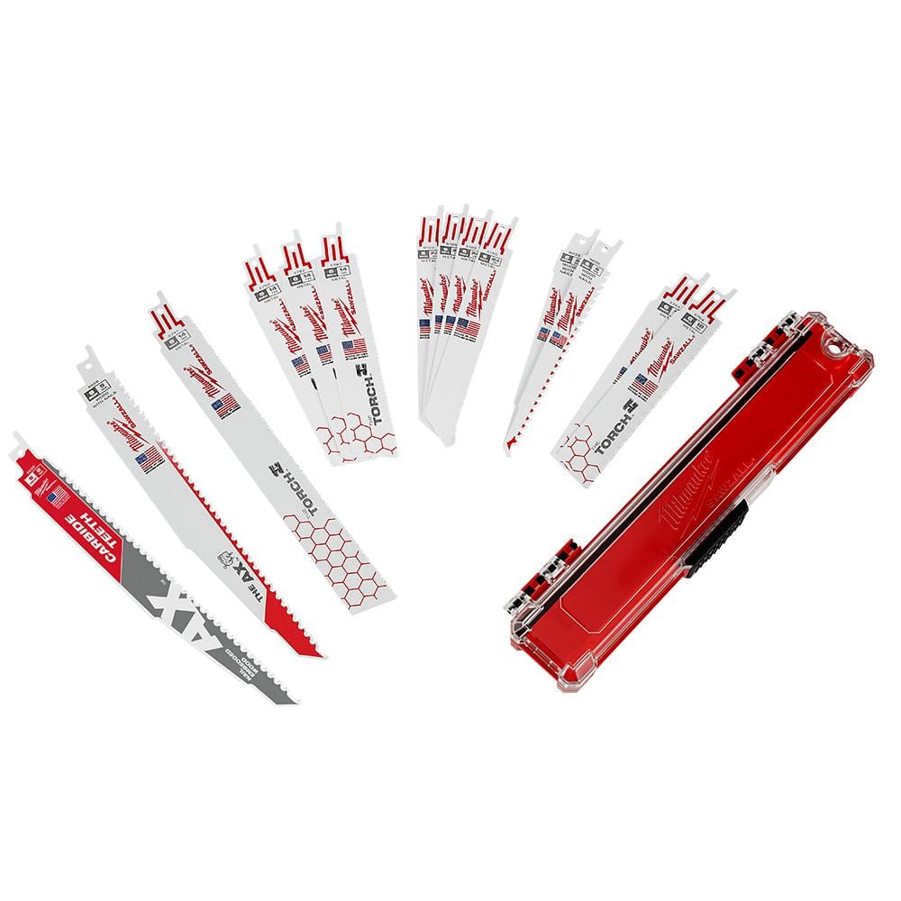 Saul  Milwaukee SAWZALL 9 in. 5 TPI Bi-Metal Reciprocating Saw Blade Set