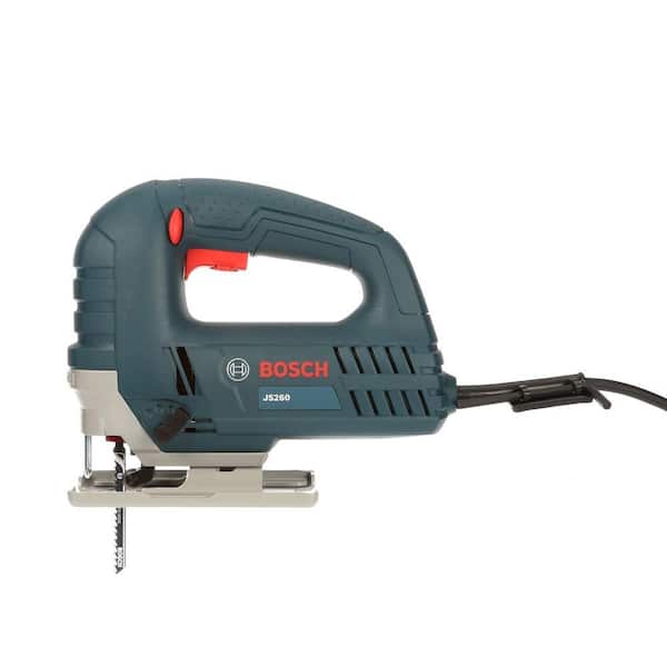 Bosch 6 Amp Corded Variable Speed Top-Handle Jig Saw Kit with Assorted  Blades and Carrying Case JS260 - The Home Depot