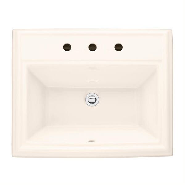 American Standard Town Square Self-Rimming Bathroom Sink and in Linen-DISCONTINUED