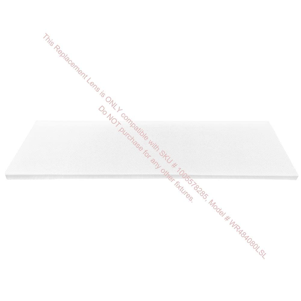 4 ft. LED 4-Light Square Lens Replacement Lens