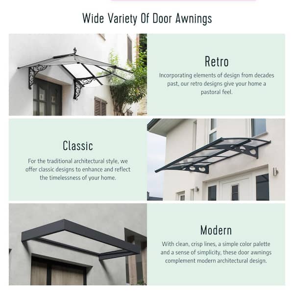 CANOPIA by PALRAM Lily 4 ft. x 6 ft. Black/Clear Door and Window