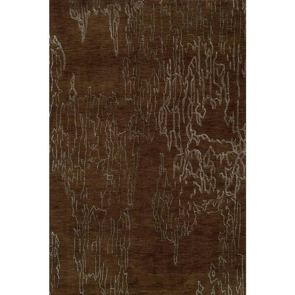 Momeni Passion Brown 3 ft. 6 in. x 5 ft. 6 in. Indoor Area Rug
