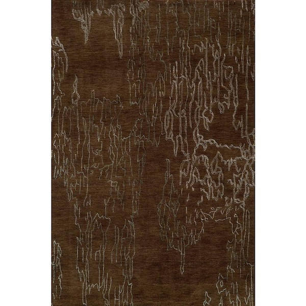 Momeni Passion Brown 9 ft. 6 in. x 13 ft. Indoor Area Rug