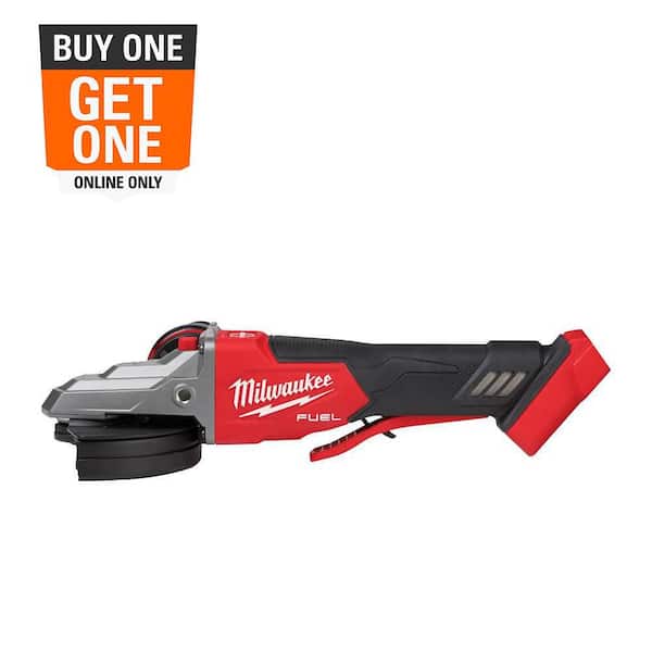 M18 FUEL 18V Lithium-Ion Brushless Cordless 5 in. Flathead Braking Grinder with Paddle Switch No-Lock (Tool-Only)