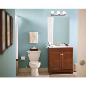 3-Light Chrome Raceway Bath Vanity Light