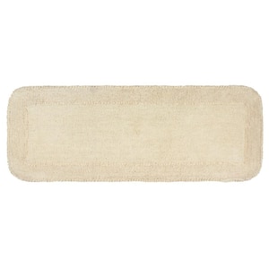 Radiant Collection 100% Cotton Bath Rug Set, Machine Wash, 21 in. x54 in. Runner, Ivory