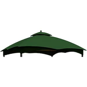 10 ft. x 12 ft. Replacement Gazebo Canopy Roof Forest Green