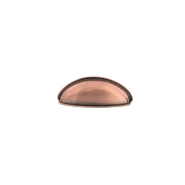 Richelieu Hardware Monceau Collection 2 1/2 in. (64 mm) Antique Copper Traditional Cabinet Cup Pull