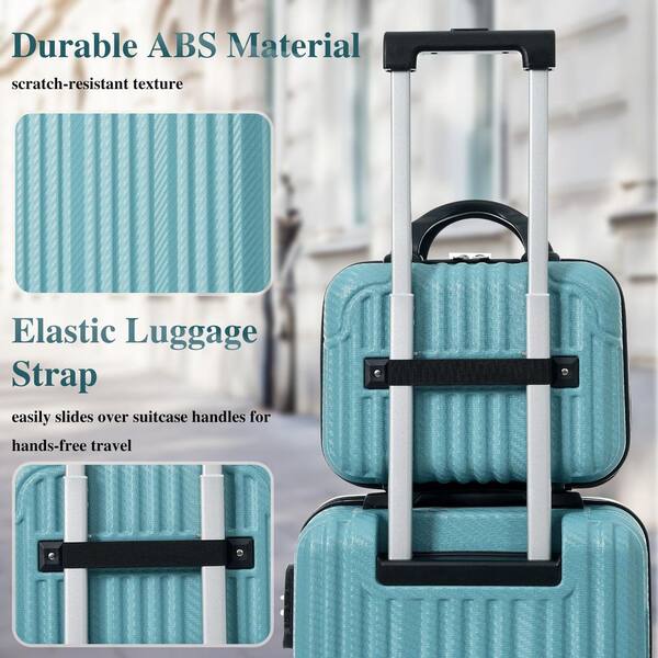 Merax 6 or More Bags 6-Piece Ice Blue ABS Hardshell 12, 14, 16, 20