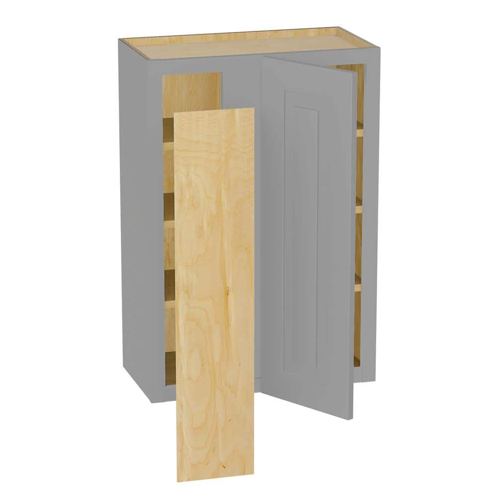Grayson 24 in. W x 12 in. D x 36 in. H Assembled Plywood Blind Wall Kitchen Cabinet in Pearl Gray with Soft Close LH price history on PriceWatchPro