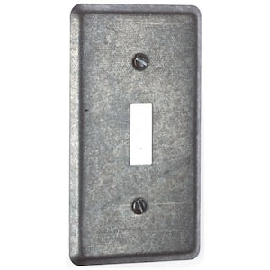 1-Gang 4 in. Utility Metal Box Cover